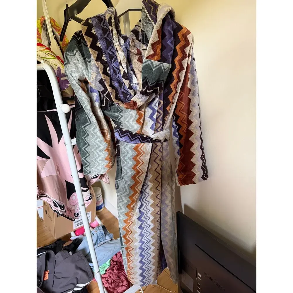 Missoni robe coat cotton belted